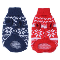 Halloween & Christmas Dog Sweater Cute Knitted Pet Jumper for Teddy Poodle Dogs, Warm Winter Puppy Outfit