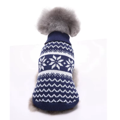 Halloween & Christmas Dog Sweater Cute Knitted Pet Jumper for Teddy Poodle Dogs, Warm Winter Puppy Outfit