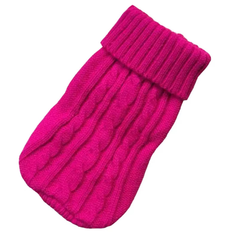 Dog Winter Clothes Knitted Pet Clothes for Small Medium Dogs Chihuahua Puppy Pet Sweater Yorkshire Pure Dog Sweater Ropa Perro