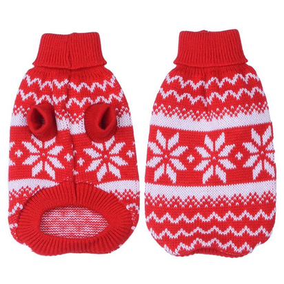 Halloween & Christmas Dog Sweater Cute Knitted Pet Jumper for Teddy Poodle Dogs, Warm Winter Puppy Outfit