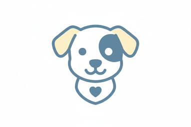 cute small dog symbol